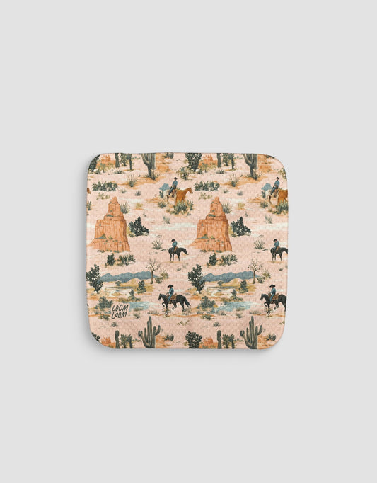 Coral Desert Dishcloth - Loom Loom
