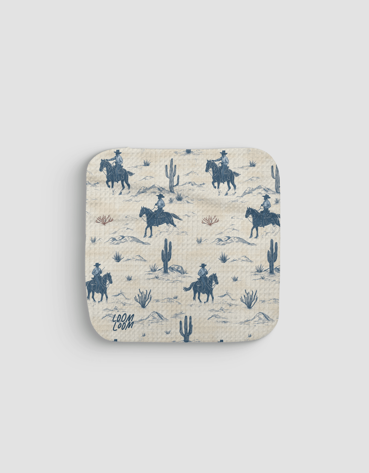 Cowboy Blues Dishcloth - Loom Loom