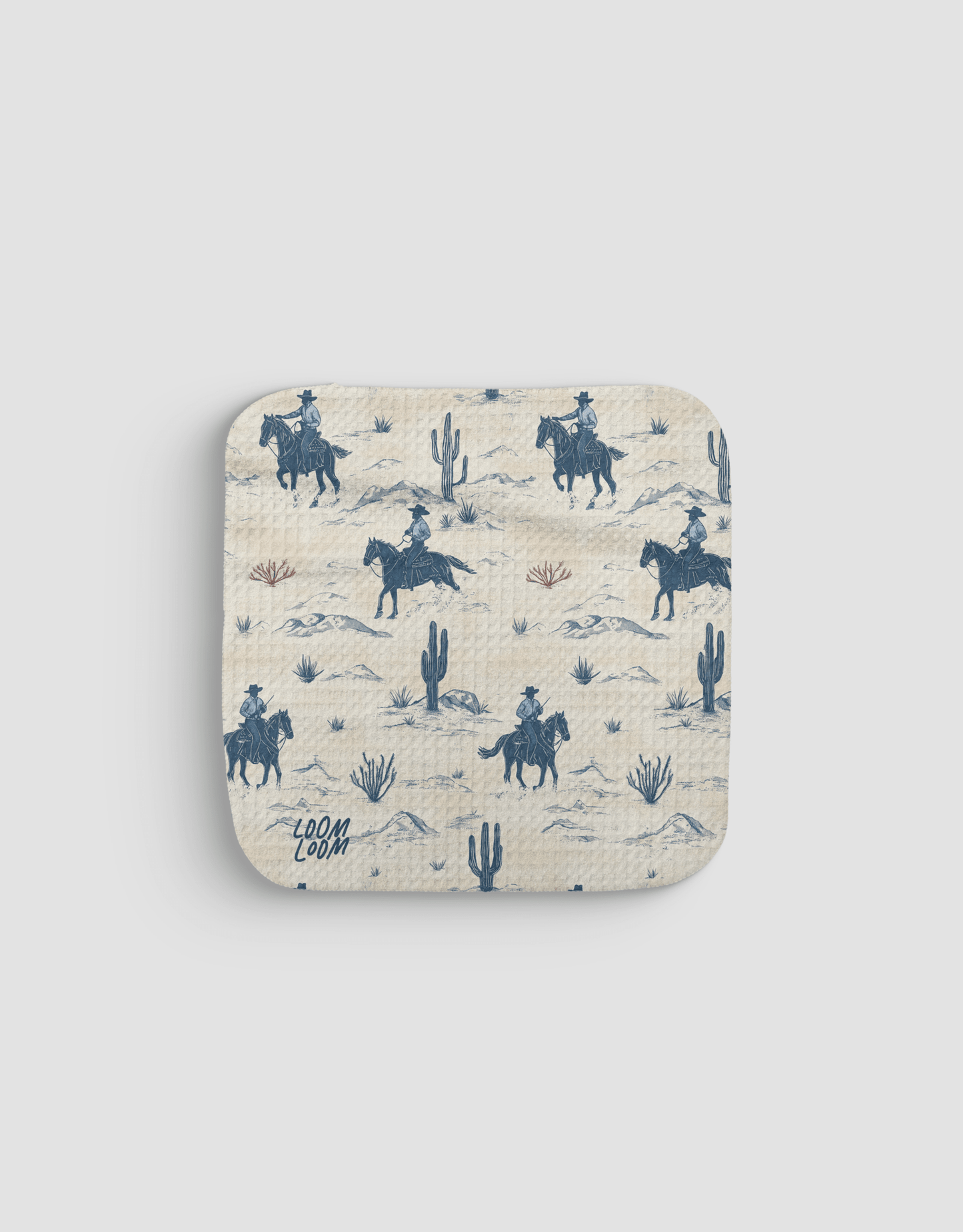 Cowboy Blues Dishcloth - Loom Loom