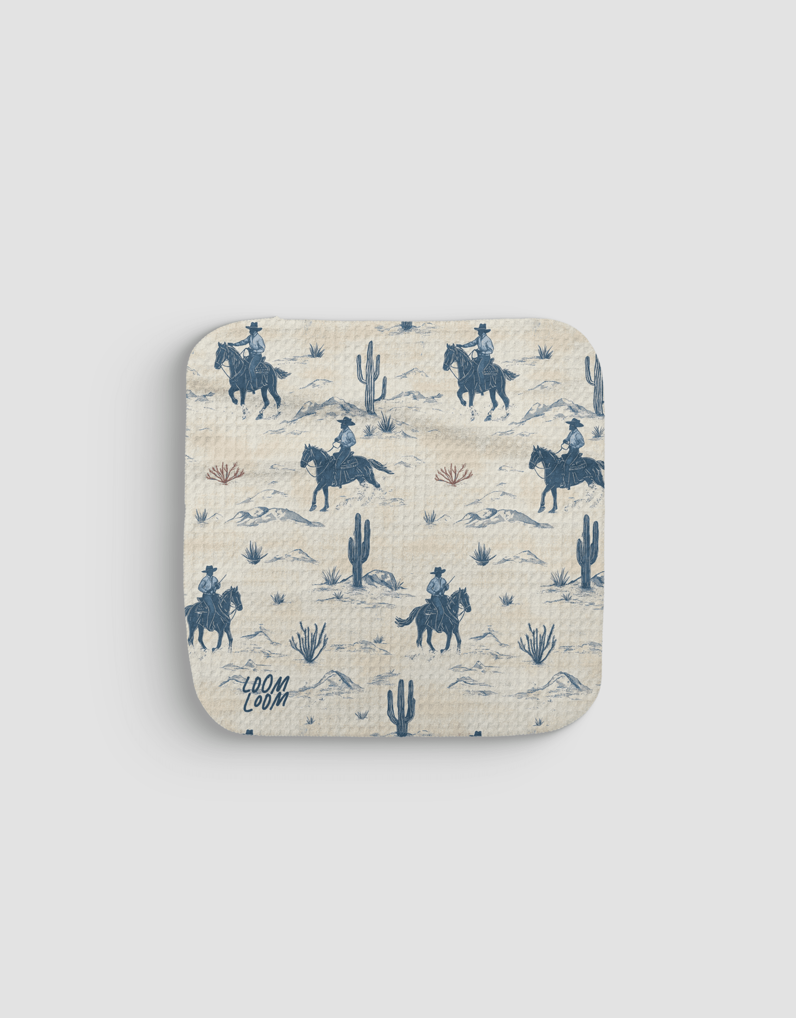 Cowboy Blues Dishcloth - Loom Loom