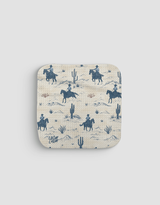 Cowboy Blues Dishcloth - Loom Loom