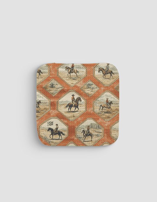 Cowboy Frames Dishcloth - Loom Loom