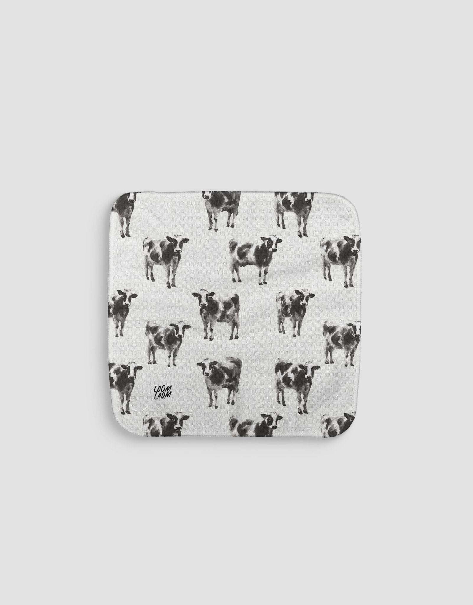 Cows Dishcloth - Loom Loom