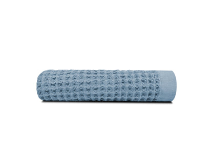 Denim Waffle Bath Towel - Loom Loom