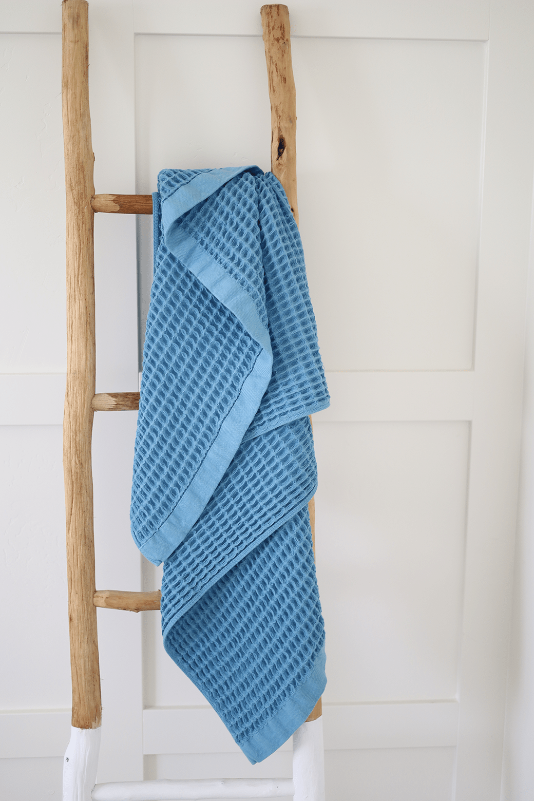 Denim Waffle Bath Towel - Loom Loom