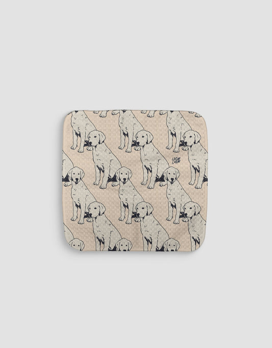 Diagonal Dogs Dishcloth - Loom Loom
