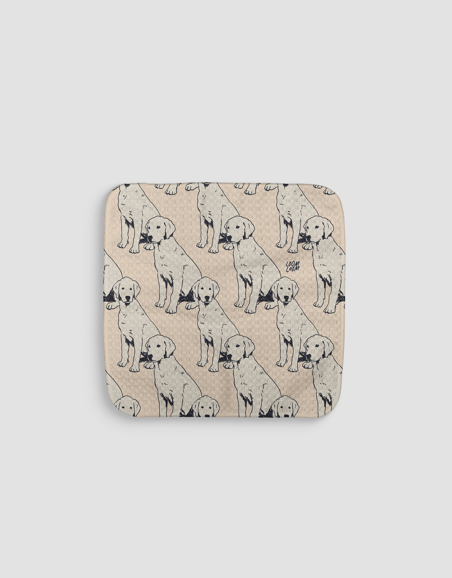 Diagonal Dogs Dishcloth