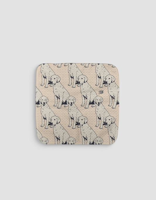 Diagonal Dogs Dishcloth