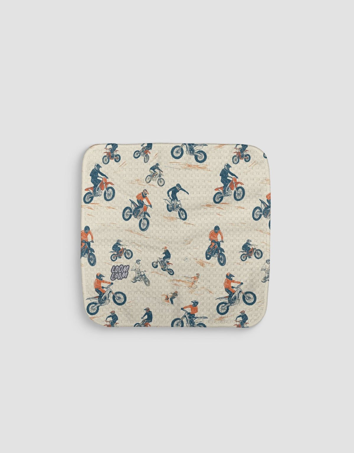 Dirt Bikes Dishcloth - Loom Loom