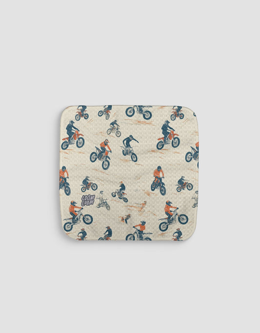 Dirt Bikes Dishcloth - Loom Loom