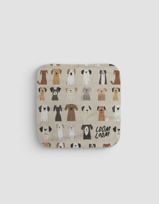 Dog Rows Dishcloth - Loom Loom