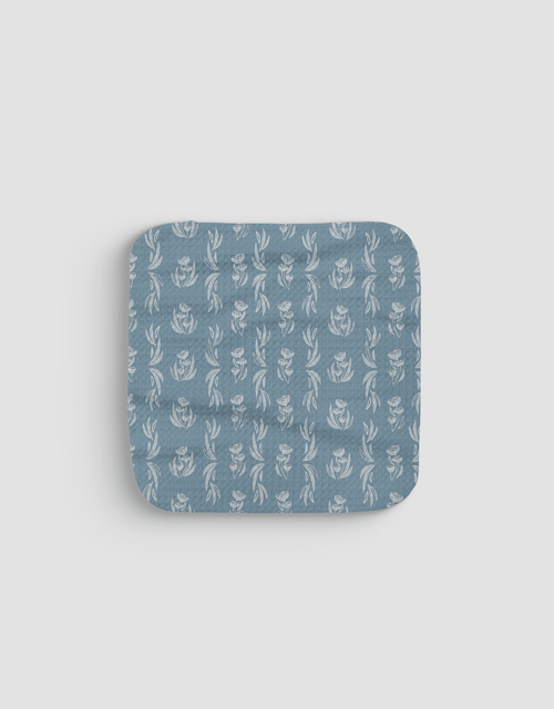 Dusty Flowers Dishcloth