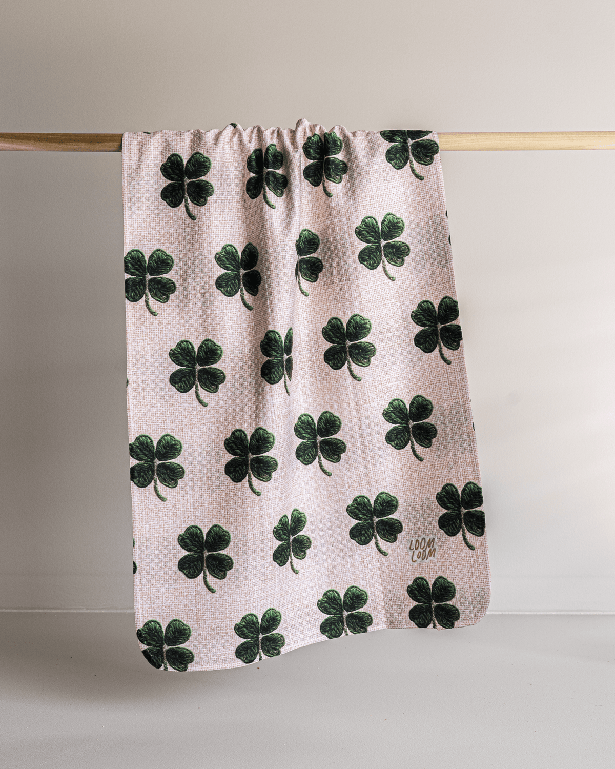 Embroidered Clover Rows - Loom Loom