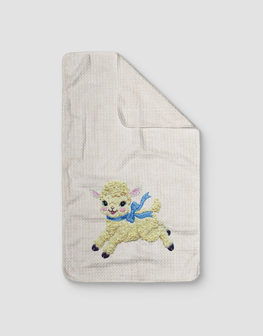 Embroidered Lamb - Loom Loom