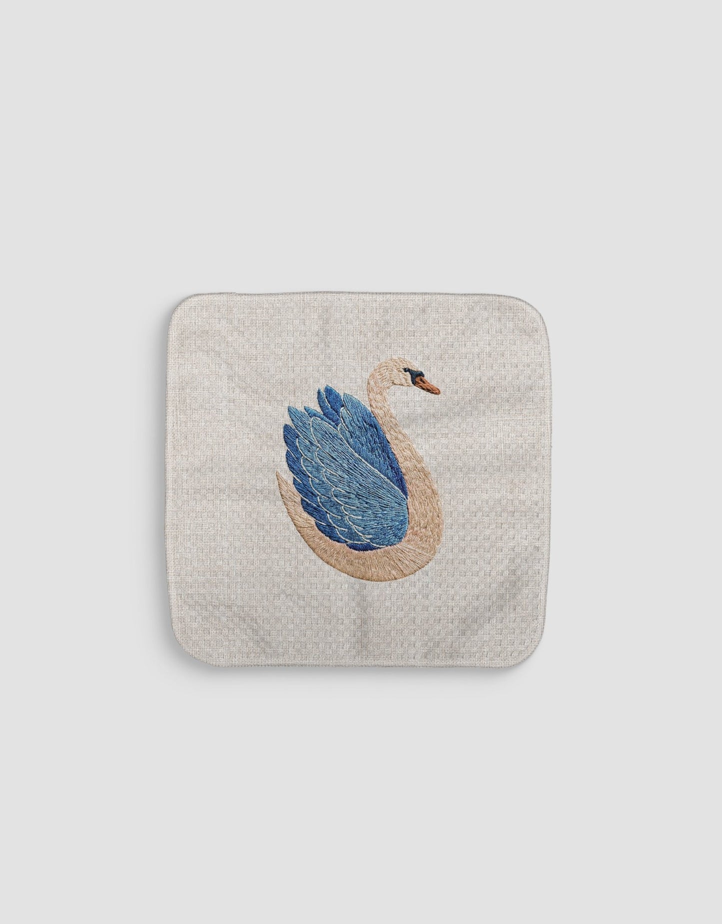 Embroidered Swan Dishcloth - Loom Loom