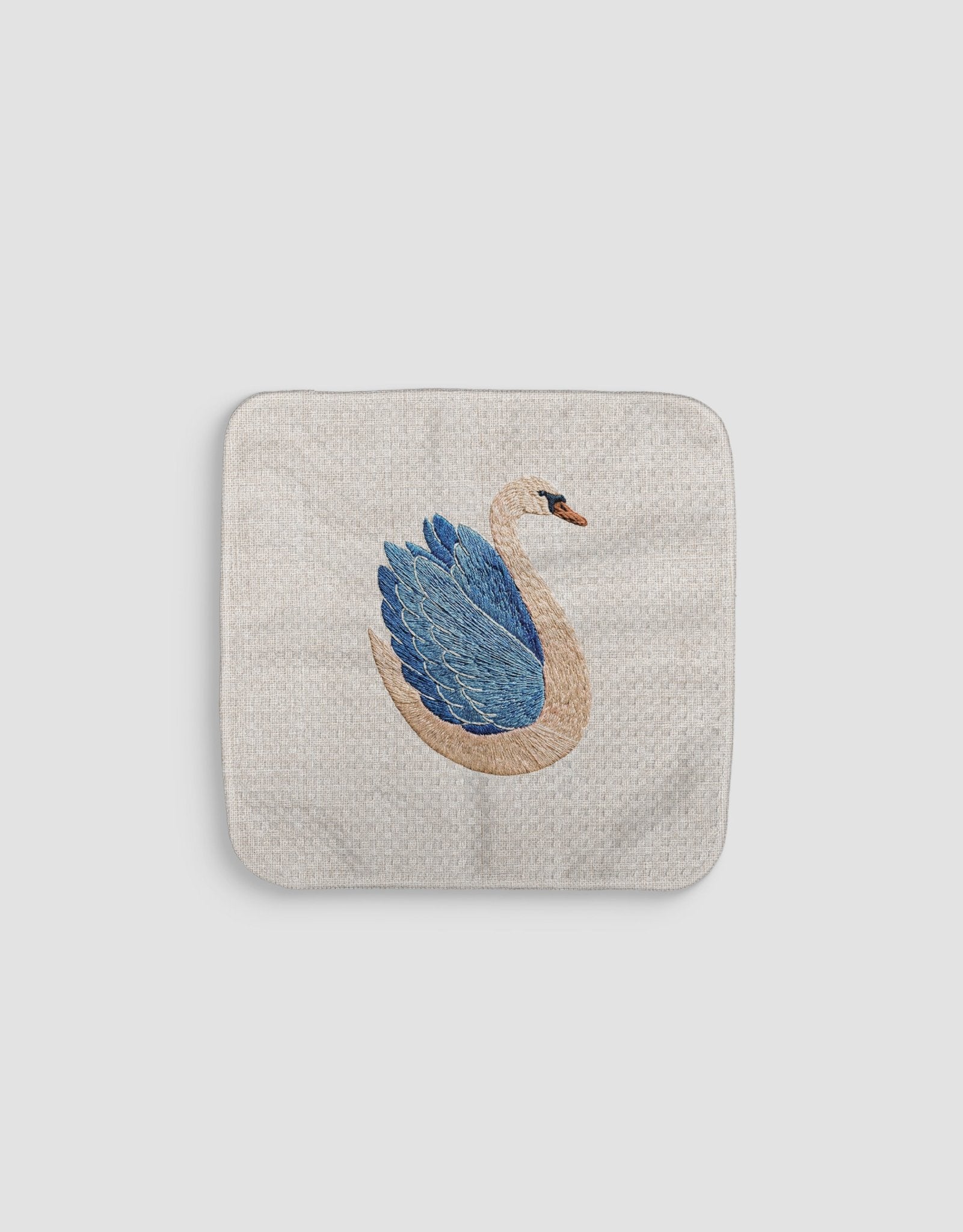 Embroidered Swan Dishcloth - Loom Loom
