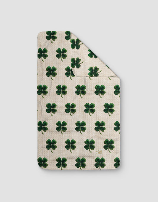 Embroidered Clover Rows