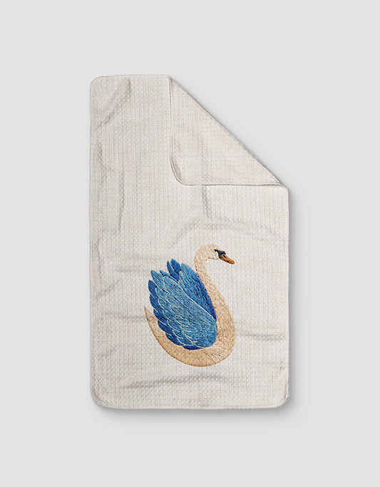 Embroidered Swan