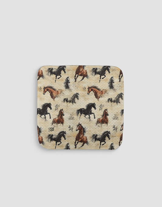 Fading Horses Dishcloth - Loom Loom