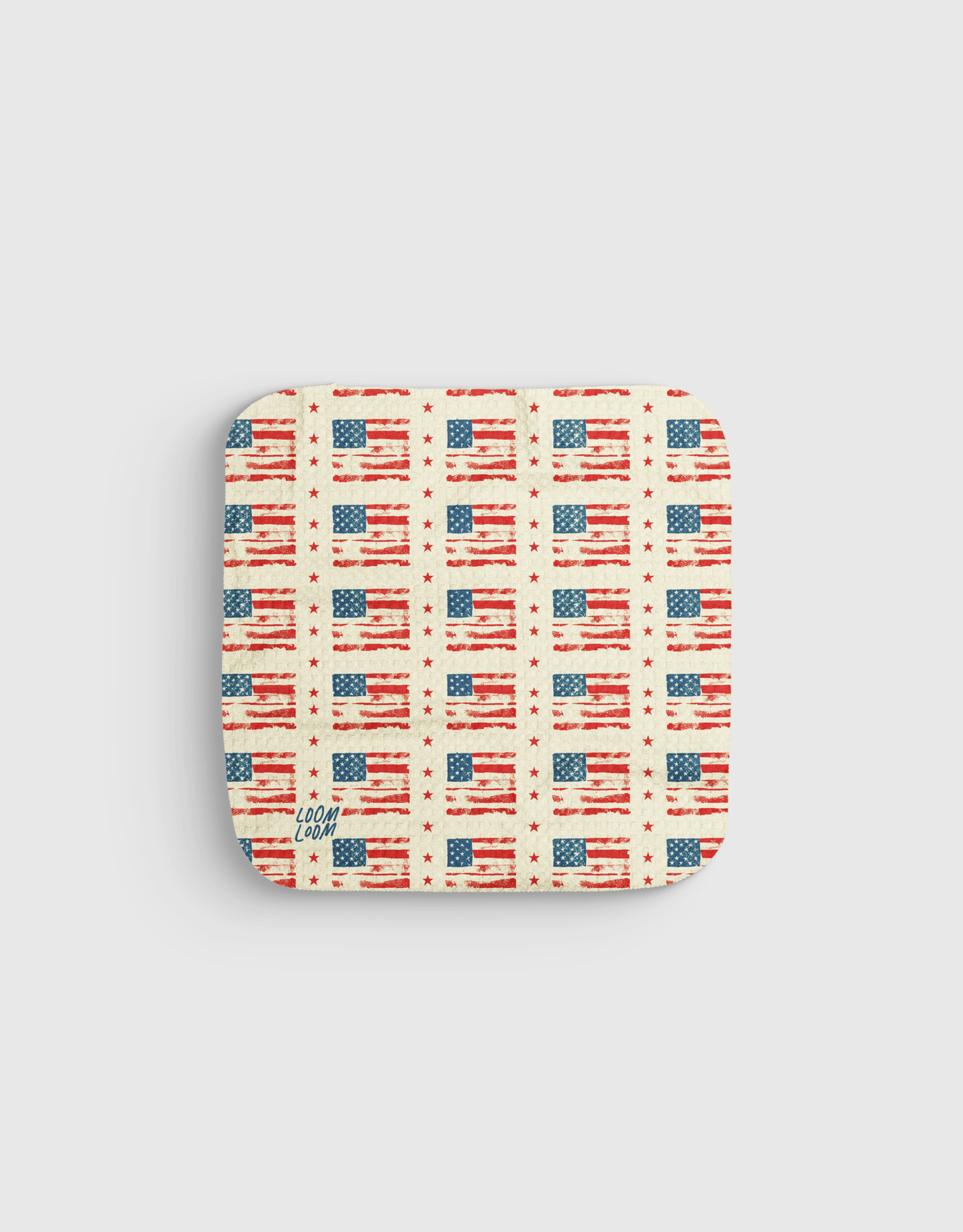 Flag Grid Dishcloth - Loom Loom