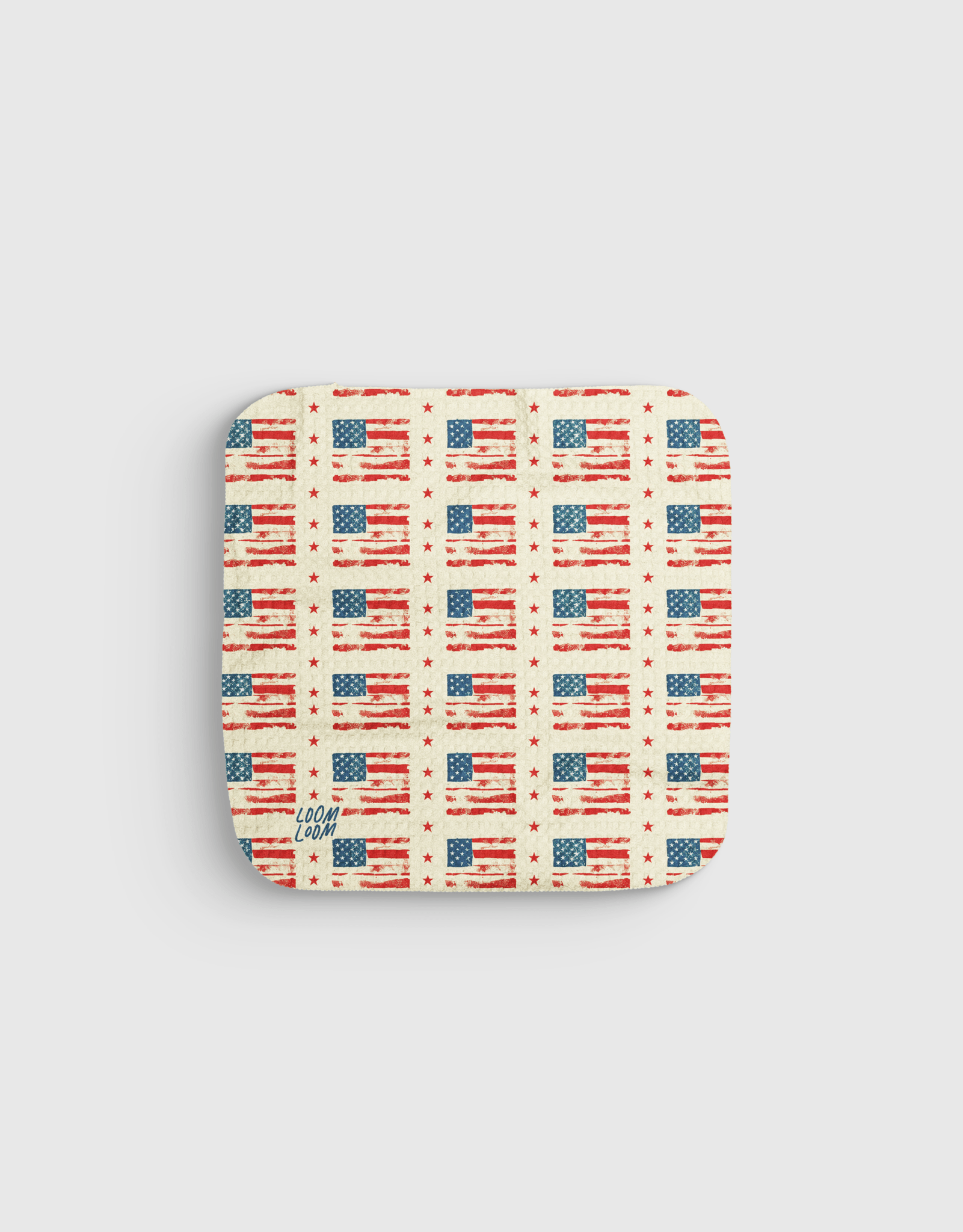 Flag Grid Dishcloth - Loom Loom