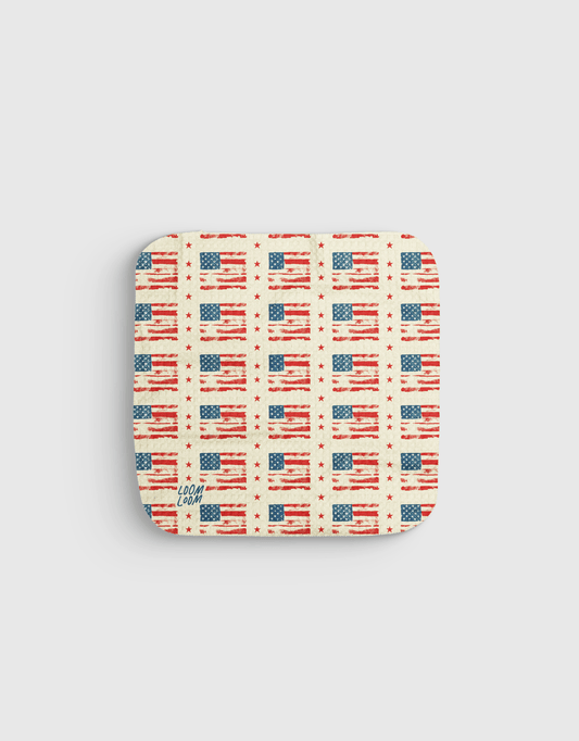 Flag Grid Dishcloth - Loom Loom