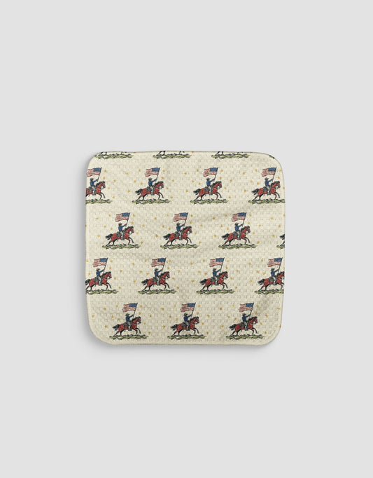 Flag Riders Dishcloth - Loom Loom