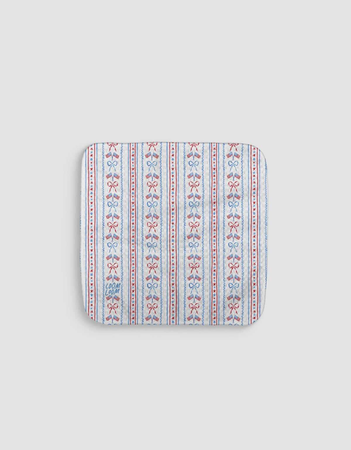 Flag Stripes Dishcloth - Loom Loom