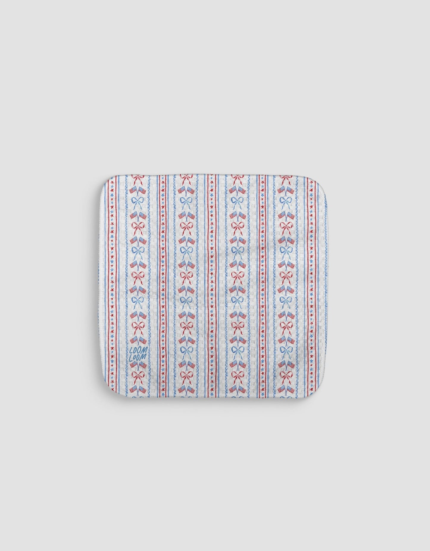 Flag Stripes Dishcloth - Loom Loom