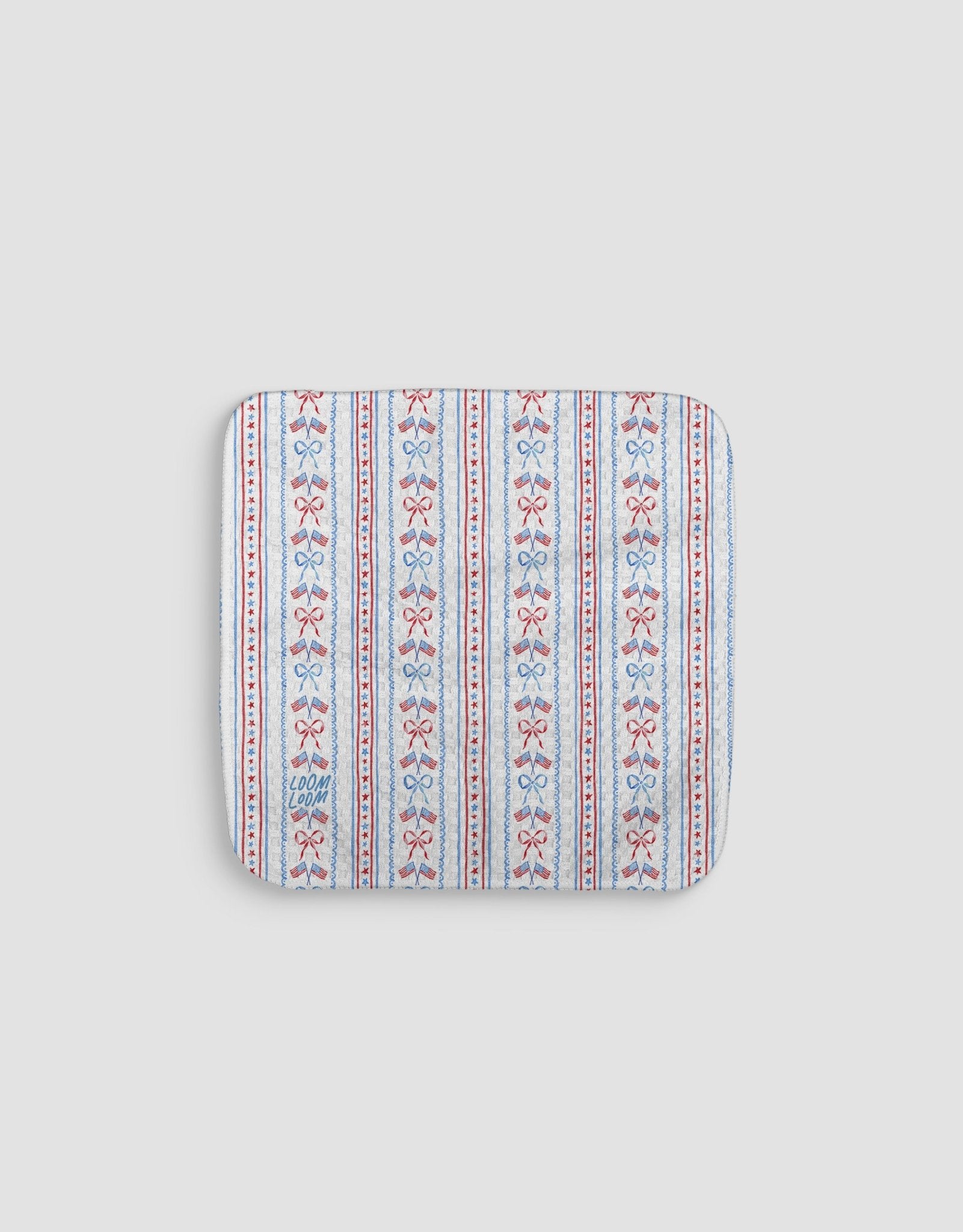 Flag Stripes Dishcloth - Loom Loom