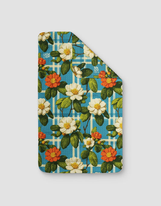 Floral Over Plaid - Loom Loom
