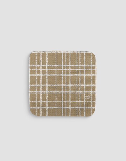 Flour Sack Plaid Dishcloth