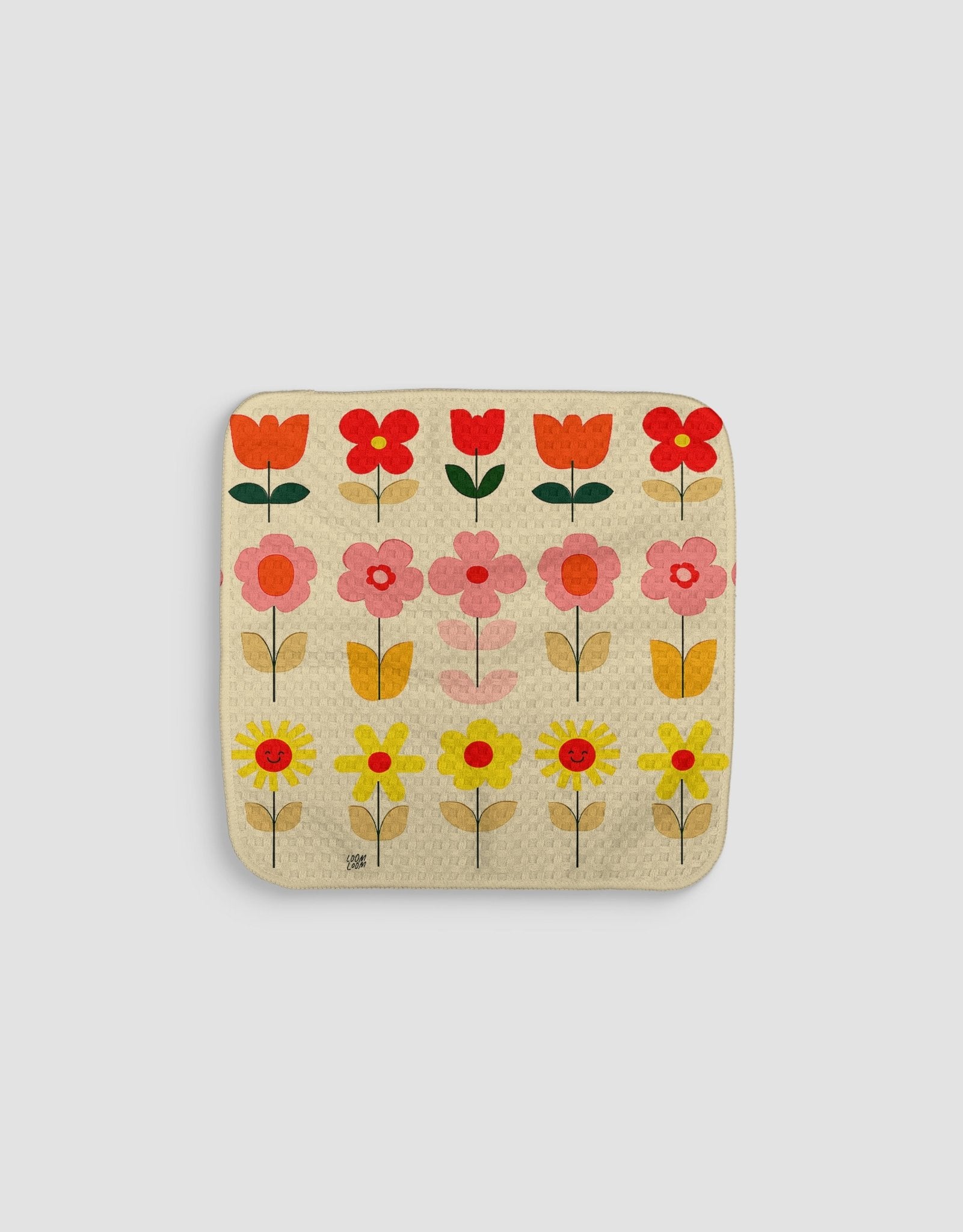 Flower Rows Dishcloth - Loom Loom