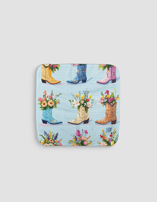 Flowering Boots Dishcloth - Loom Loom