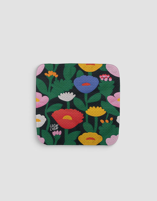 Flowers At Midnight Dishcloth - Loom Loom