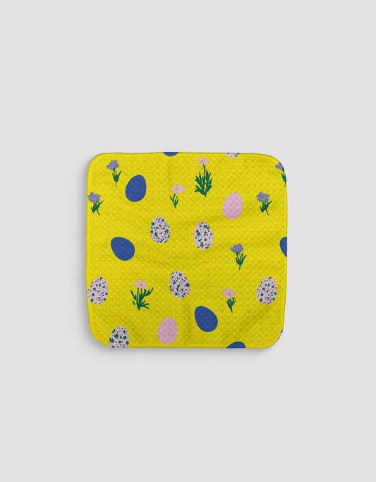 Flowers & Eggs Dishcloth - Loom Loom