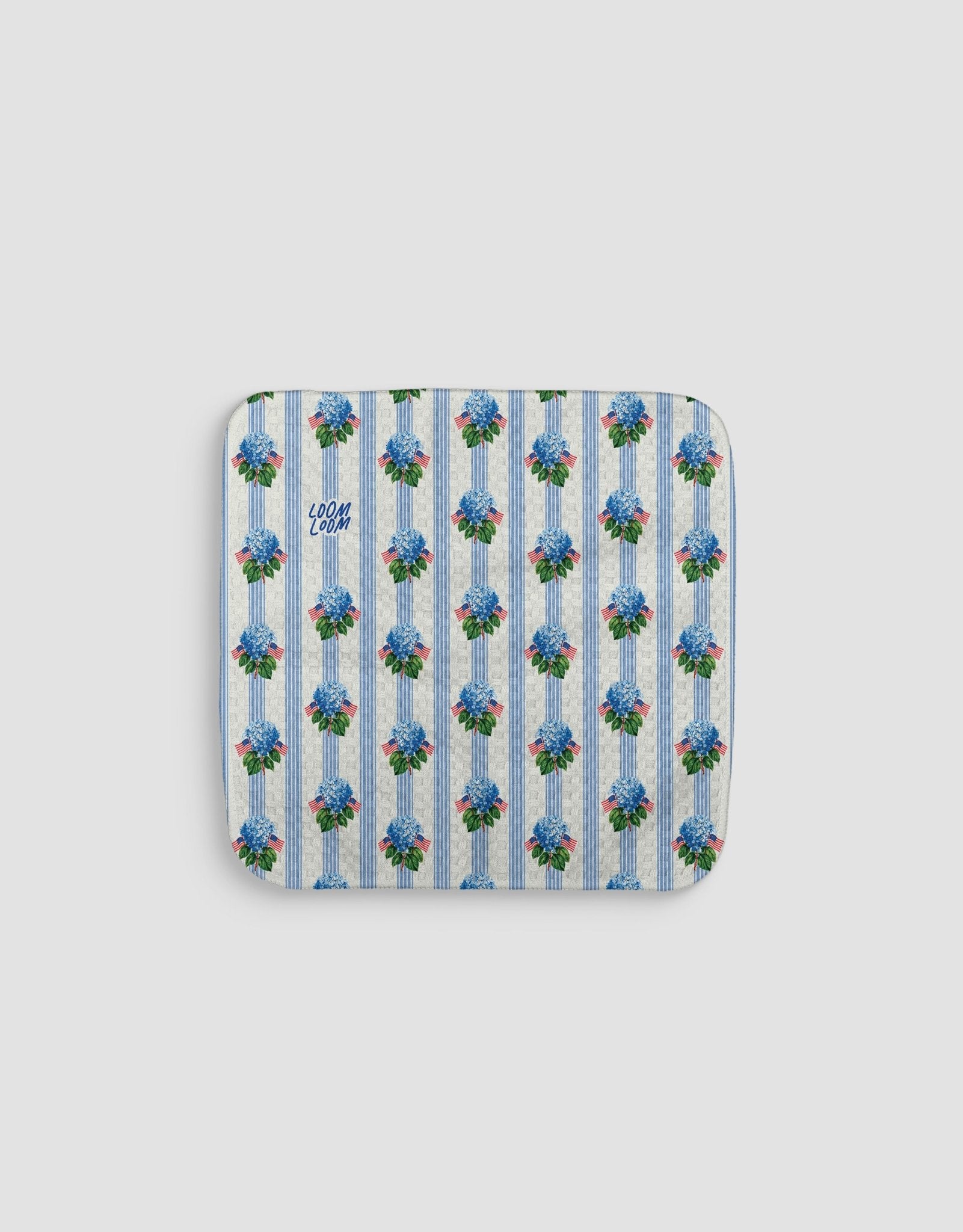 Freedom Hydrangeas Dishcloth - Loom Loom