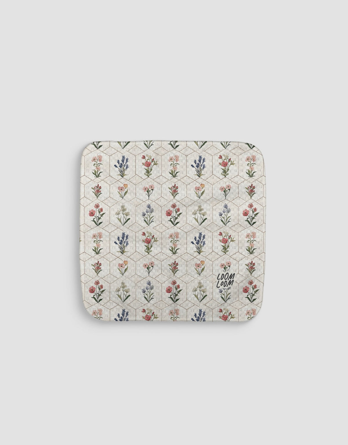 Geometric Flowers Dishcloth - Loom Loom