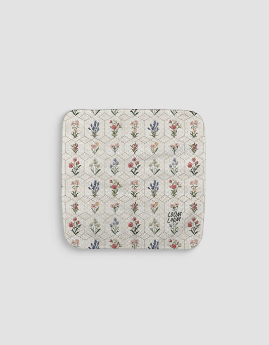 Geometric Flowers Dishcloth - Loom Loom