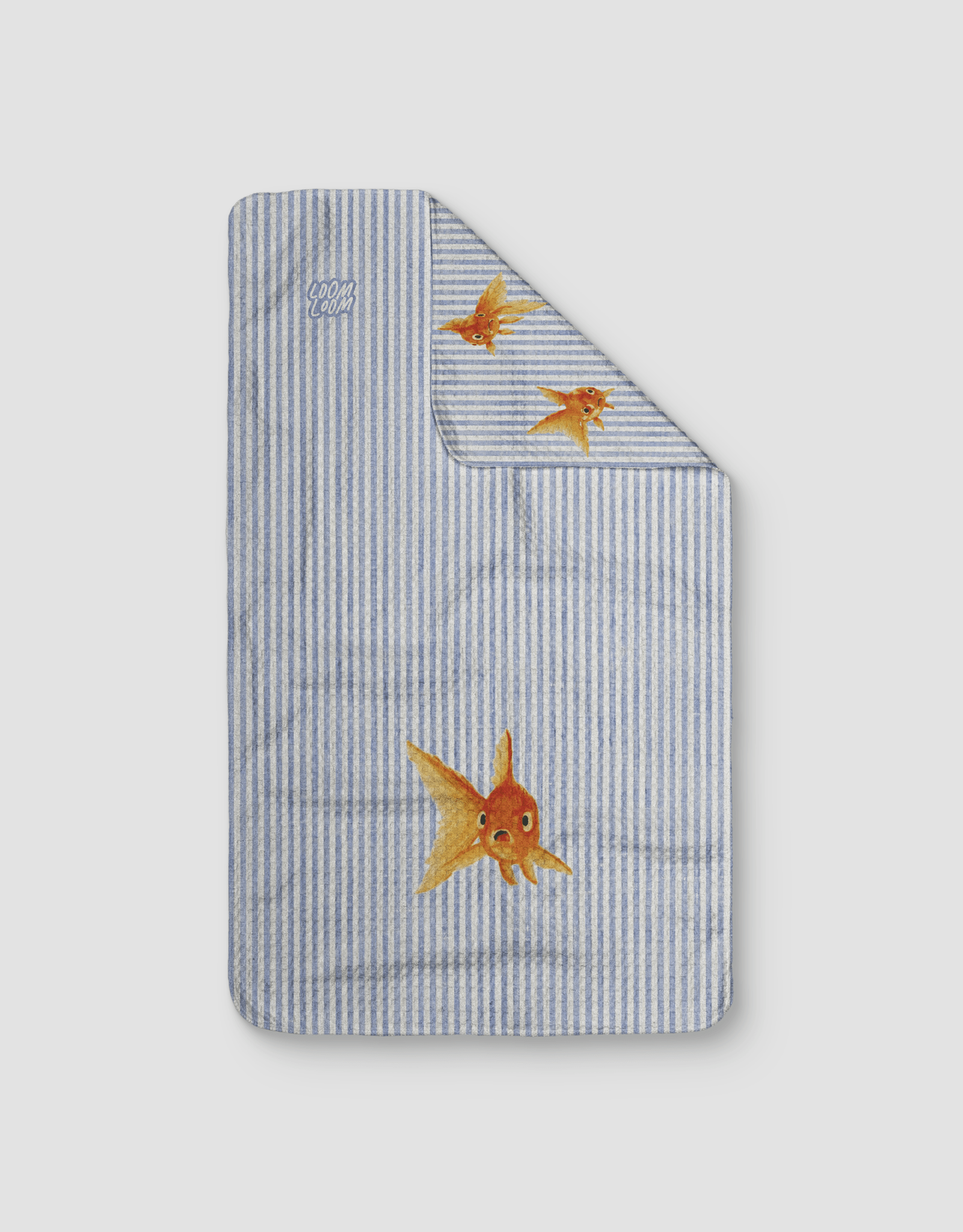 Gold Fishies Reversible - Loom Loom