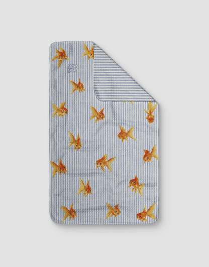 Gold Fishies Reversible - Loom Loom