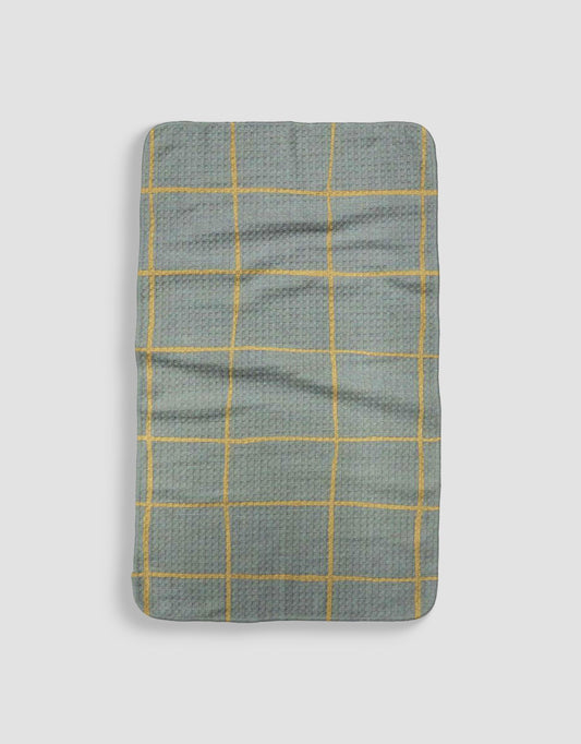 Golden Grey Grid - Loom Loom