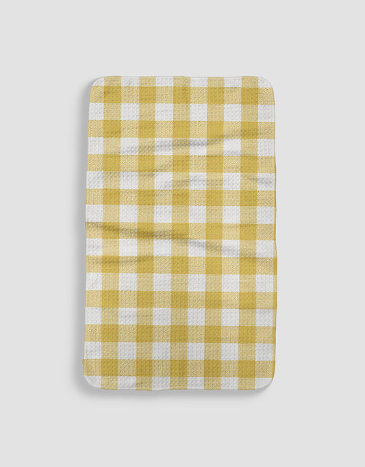 Golden Gingham Plaid
