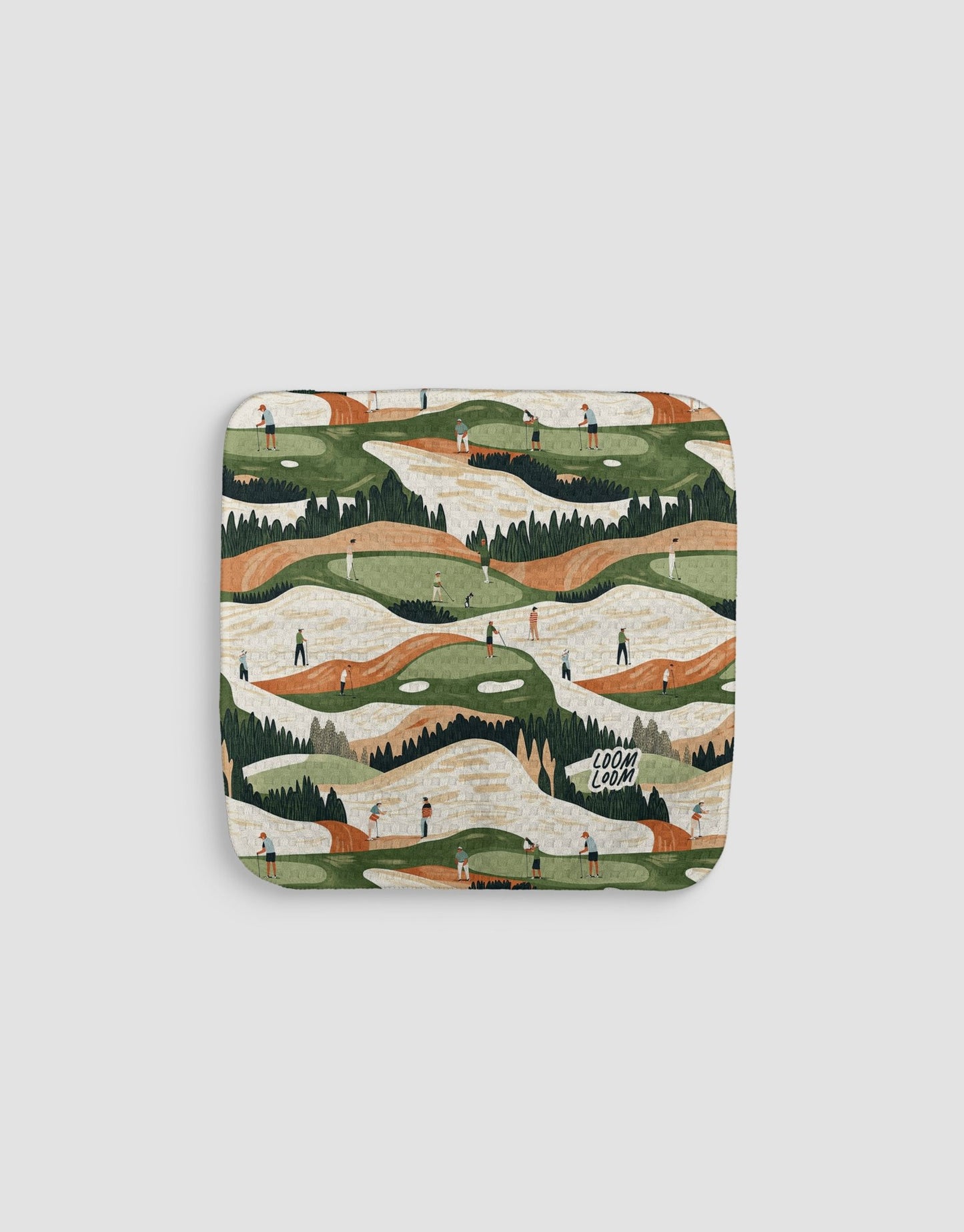 Golf Course Dishcloth - Loom Loom