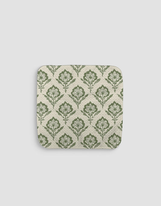 Green Flower Dishcloth - Loom Loom
