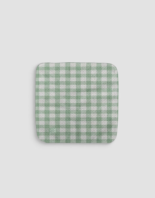 Green Woven Gingham Dishcloth - Loom Loom