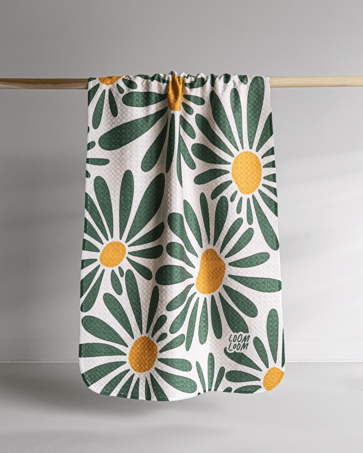 Green Yellow Flowers - Loom Loom