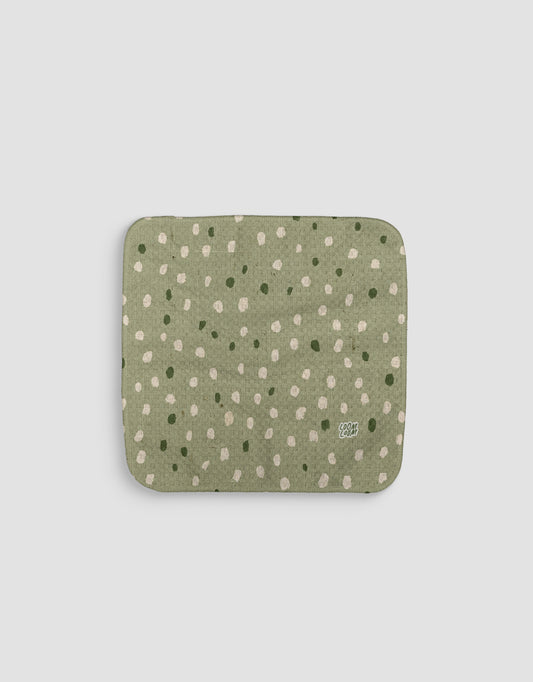 Green Dots Dishcloth