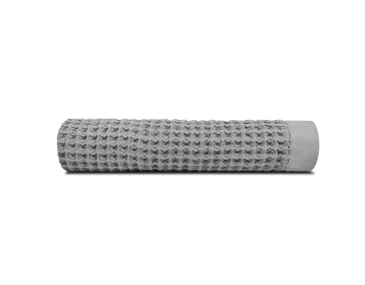 Grey Waffle Bath Sheet - Loom Loom
