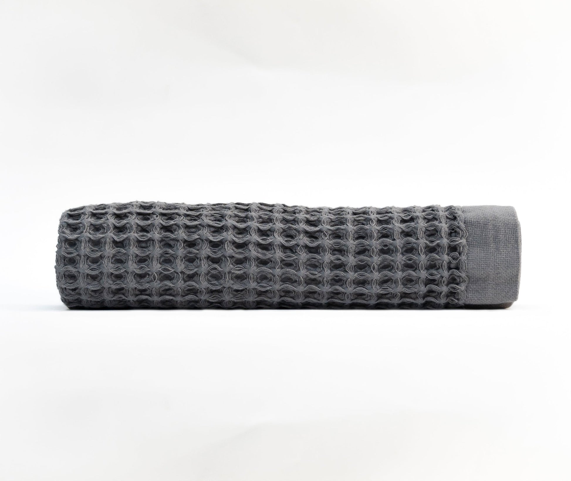 Grey Waffle Bath Towel - Loom Loom